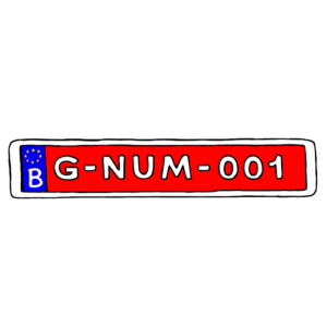 G Plaat - 52 x 11 cm