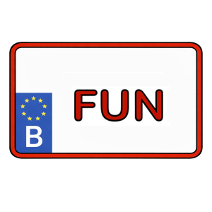 Gepersonaliseerde nummerplaat - 34 x 21cm (4x4)