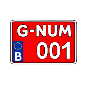 G Plaat - 21 x 14 cm (motor)